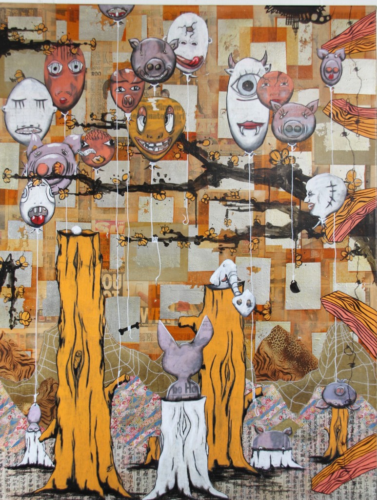 Tilo Kaiser Kindness comes from within, 160cm x 120cm, 2014